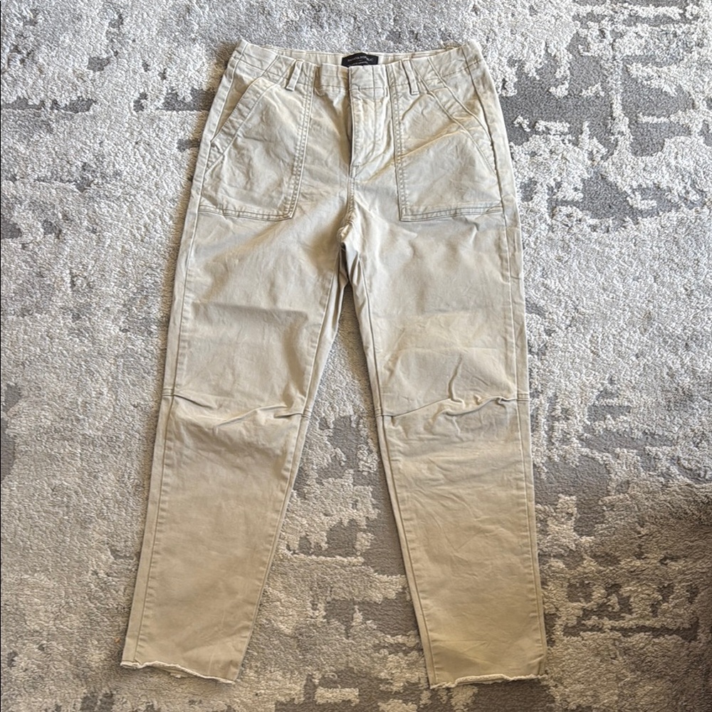 Banana Republic Tan Cargo Pants Cotton Blend